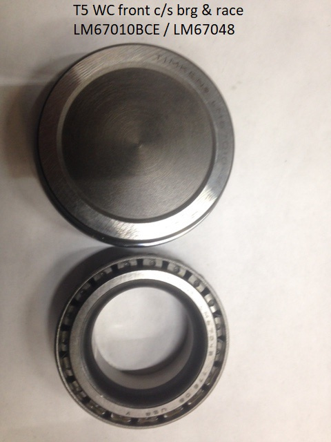 Platinum Drivetrain T5 WC Countershaft Bearing Set – Front & Rear, LM67048